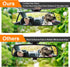 12x3.6'' Rear view Mirror Panoramic Wide Angle Rearview Mirror Universal Interior Clip On Convex Rear View Mirror Lengthened Widened No Blind Spot...