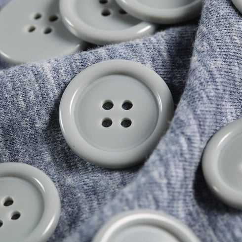 60pcs Gray Buttons Sewing Plastic Resin 1inch Buttons for crafts Flatback Large Grey Buttons 4 Holes DIY Craft Sewing Buttons (Gray 25mm/1inch)...