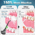 Nicwell Water Dental Flosser Teeth Pick - 4 Modes Dental Oral Irrigator, Portable & Rechargeable IPX7 Waterproof Personal Orthodontic Supplie Wate...