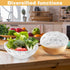 2Pcs Bowl Covers, Bread Proofing Cover Reusable Bowl Covers for Bread Proofing, Bread Cover for Rising Adjustable Elastic Bowl Covers, Bowl Covers...