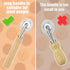Pastry Cutter Wheel, Pasta Cutter Wheel with Wooden Handle and Fluted Ravioli Crimper Cutter Pizza Dumpling Lace Making Noodle Dough Cutter Roller...