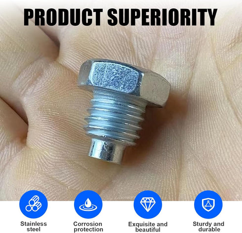 3 PCS 3 Ton 4 Ton Car Horizontal Jack Pressure Rod Fixed Screw, Waterproof Durable Metal Vehicle Jack Handle Bolt, Universal Automotive Repair Scr...