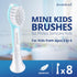 Kids mini toothbrush heads compatible with Philips Sonicare Kids toothbrush heads - replacement heads mini sensitive - brush heads mini from ages ...