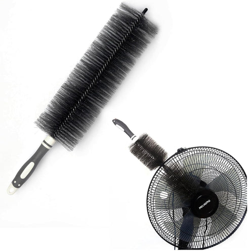 Fan Duster Cleaner Brush (Non-Disassembly Clean), Bendable Cleaning Brush for Tower Fans/Floor Fans/Oscillating Fans/Blind Shutter/Vent/Curtain, M...