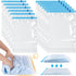 12 Pack Travel Compression Bags, 40x60cm + 35x50cm Medium Vacuum Bags for Travel, Space Saving Bags for Suitcases, Travel Essentials No Vacuum Nee...
