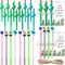 24 Sets Back to School Gifts for Student Cactus Pens Motivational Pen with Inspirational Cards Pots Plant Pens First Day of School Stationery Supp...