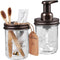 SheeChung Bathroom Accessories, Toothbrush Holder, Foaming Soap Dispenser, Bathroom Decor, Bathroom Accessory Set, Dish Soap Dispenser for Bathroo...