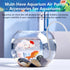 Aquarium Air Stone Disc, 8 Pcs 1.6" Air Stone Disc Bubble Diffuser with 2M Tube, Bubbler Stone for Fish Tank Air Stones, Airstone Bubbler Oxygenat...