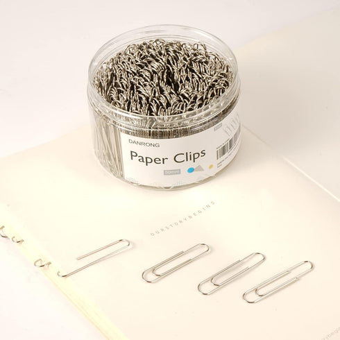 Silver Jumbo Paper Clips, 270pcs 2 Inch (50 mm) Paper Clip, Large Paperclips Great for Office School and Personal Use(2 in, Silver)...