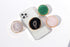 GRIPONG Luxurious Gemstone Phone Grip - Gold Bezel Design, Natural Gemstones - Elegant, Secure Hold, Detachable - Perfect for Sophisticated Users ...