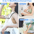 Portable Handheld Fan, Type-C Rechargeable, 4000mAh Battery Operated Fan with LED Display, 90° Foldable , 5 Speed Wind,Handheld/Neck/Desk 3 in 1 P...