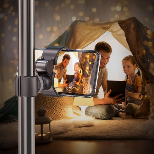 WixGear All-in-One Multi-Phone Mount – Pole, Bike, Desk, Shelf, Air Vent, Dashboard, Headrest, and Stroller Mount and More...