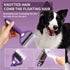 Double-Sided Deshedding & Dematting Tool Open Knot Brush for Dogs & Cats - Premium Pet Grooming Comb for Shedding and Tangle-Free Fur - Ultimate C...