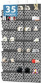 homyfort Over the Door Shoe Organizer - Shoe Rack Storage with 35 Extra Large Pockets & Sturdy Hooks for Closet Kids Slippers, Baby boots, Women H...