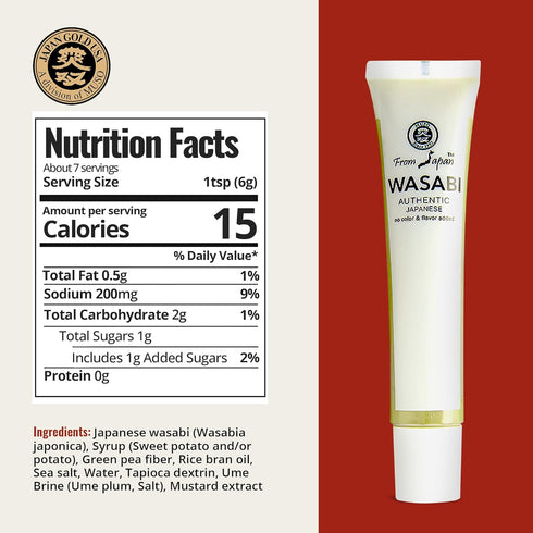 Muso from Japan - Real Wasabi - Authentic Flavor, Vegan and Gluten-Free - 1.52 Ounce...