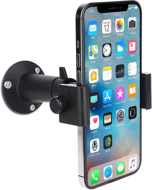 iTODOS Wall Mount Phone Holder Bracket with 360°Adjustable Mount for iPhone/Nexus/LG Smart Phones and GPS Navigator,Compatible with 3.5~6.5inch Wi...
