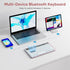 OMOTON Multi-Device Bluetooth Keyboard for iPad, iPhone and Other Bluetooth Enabled Devices, Including iOS, Android, Windows, Easy-Switch up to 3 ...