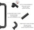 5 Pack 3-3/4 Inch Matte Black Kitchen Cabinet Handles Black Modern Cabinet Pulls Antique Dresser Drawer Pulls Farmhouse Kitchen Hardware for Cabin...