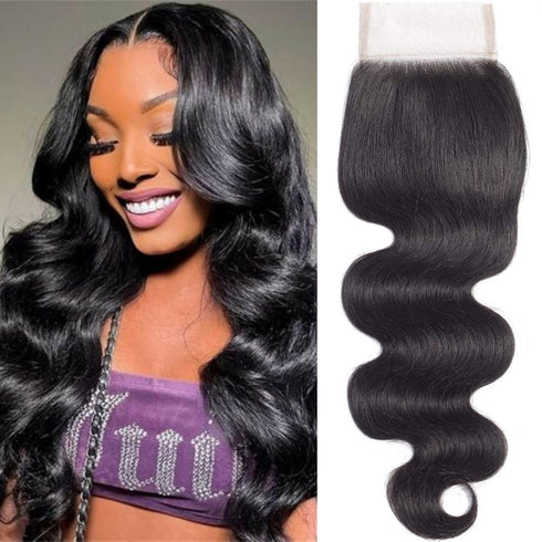 4x4 Transparent HD Lace Closure Only Body Wave Hair Closure Invisible Lace Closure 12A Brazilian Virgin Remy 100% Human Hair Frontal Closure Pre P...
