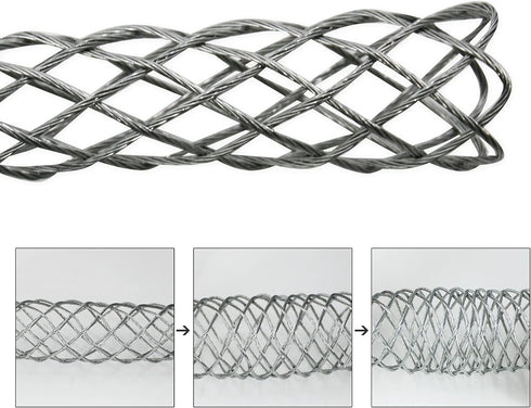 9-12MM Cable Pulling Socks Grips Wire Mesh Puller Socks Grip Mesh Puller Cable Puller Socks...