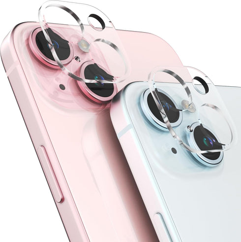 Sinjimoru 15 Series 5-Layered Tempered Glass Lens, Camera Lens Protector for iPhone 15 Pro Pro Max Phone Lens Screen Protector Lens Glass for iPho...