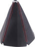 RASTP PU Leather Shift Boot Waterproof Shift Knob Dust Cove Universal for Manual/Auto with Red Stitching,Red...