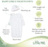 Little Me Clothes for Baby Girls' 2-Piece Nightgown and Cap Set 100% Cotton with Elastic Bottom, Baby Essentials, 0-3 Months...