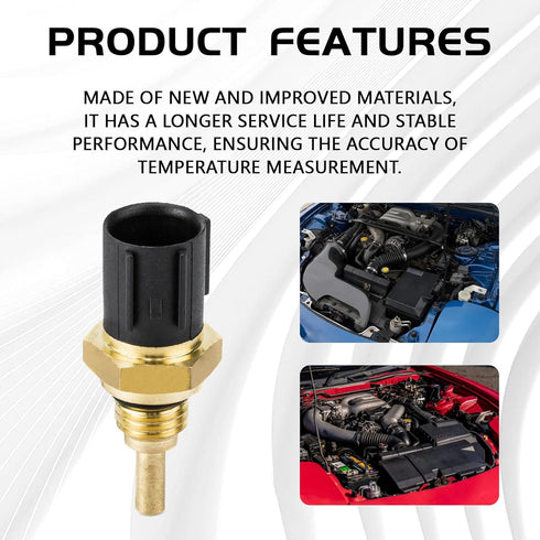 Oil Temperature Sensor,Engine Coolant Temperature Sensor Replacement OEM#48160-PGJ-003, ECT Sensor Accessories Compatible with Some 2003-2015 & 20...