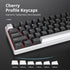 GTSP 168-keys PBT Keycaps Cherry Profile 75 Percent with 6U 7U Spacebar for US Layout Cherry MX Switch Mechanical Gaming Keyboard (WOB)...