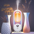 Aromatherapy Humidifier, Essential Oil Diffuser Automatic 5 Gear Ultrasonic Ambient Light LED Display Fragrance Machine Air Freshener for Home Lar...