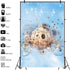 Baocicco Princess Carriage Fairy Tale Backdrop 5x7ft Photography Background Dreamy Blue Foggy Butterfly Shiny Lights Children Stories Girl Dream P...