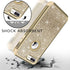 Hython Designed for iPhone 8 Plus, iPhone 7 Plus Case, Heavy Duty Defender Protective Bling Glitter Sparkle Hard Shell Hybrid Shockproof Rubber Bu...