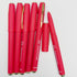 Fengtaiyuan R038P18x6 Red Gel Ink Rollerball Pens - Comfortable Non-Slip Grip, Red Ink, Ultra Fine, 0.38mm, Quick-Drying Ink, 6-Piece Box (R038P18...