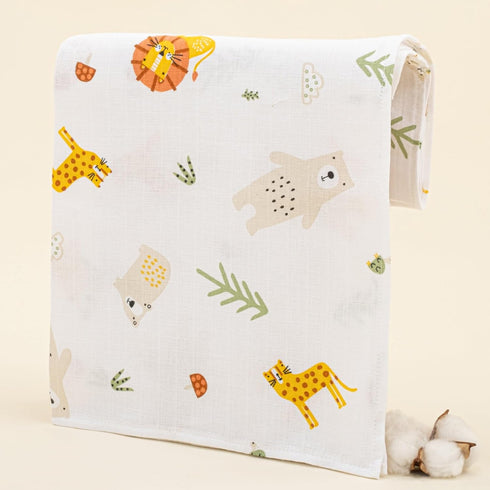 %100 Cotton Soft Muslin Baby Swaddle Blankets, Newborn Receiving Blanket for Swaddling, Breathable and Skin-Friendly Baby Swaddle, Baby Blankets U...