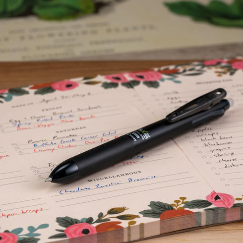 PILOT FriXion Ball 3 Erasable Gel Ink Pen, Extra Fine Point (0.5mm), Black/Blue/Red Ink, Single Pen Plus 3 Refills (14225)...