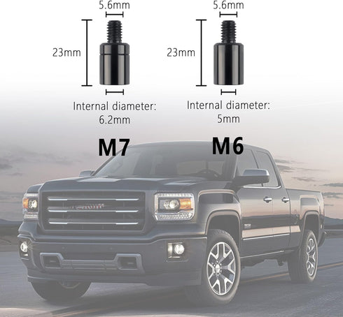 13 PCS Truck Antenna Adapter Accessories for Truck/Car Kit,11 Screws&2 Rubber Washers Replacement for Toyota,Jeep,Wrangler,Denali,Tantu,Douqi,Ford...