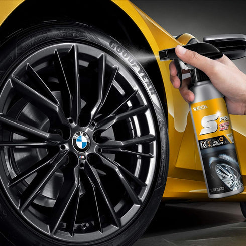 Tire Shine Spray Kit - Car Tire Coating Wax Protectant Prevent Fading - Restore & Renew Faded Tires - Non Greasy Finish No Sling Easy to Use - Ret...