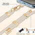 UKON Cell Phone Lanyard,Crossbody Lanyard and Wrist Strap Premium Metal Buckle Phone Charms with 2 X Phone Patch (Beige)......