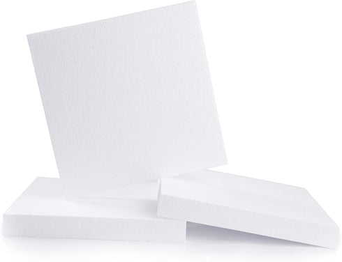 Silverlake Craft Foam Block - 3 Pack of 12x12x1.5 EPS Polystyrene Blocks for Crafting, Modeling, Art Projects and Floral Arrangements - Sculpting ...