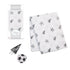 lulujo Baby Cotton Muslin Swaddle Blanket, 47 x 47, Soccer...