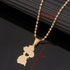 Stainless Steel Map of Guyana Pendant Necklace Gold Color Guayana Jewelry Republic of Guyana...