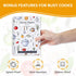 Waterproof Cooking Notebook - For Grocery Lists or a Recipe Book to Write in Your Own Recipes - Chefs - Cooks - Bakers - All Cooking Fans - 50 She...