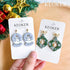 Keoker Christmas Polymer Clay Cutters, Polymer Clay Cutters for Earrings Christmas, 11 Shapes Christmas Clay Earrings Cutters, Winter Clay Cutters...