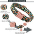 Daisy Fall Cotton Dog Collar with Metal Buckle Gift Autumn Collar for Small Medium Large Girls or Boys Dogs Cute Durable Comfortable Pet Collars...