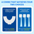 Kids U-Shaped Electric Toothbrush (with 3 Brush Heads), Detachable Toddler Sonic Toothbrush - Autobrush toothbrush for kids aged 8-13?blue?...