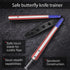 GOOD WORKER Butterfly Trainer – American Patriot Balisong – Practice Butterfly Knife – Butterfly Knives NOT Real NOT Sharp Blade – USA Flag Dull T...