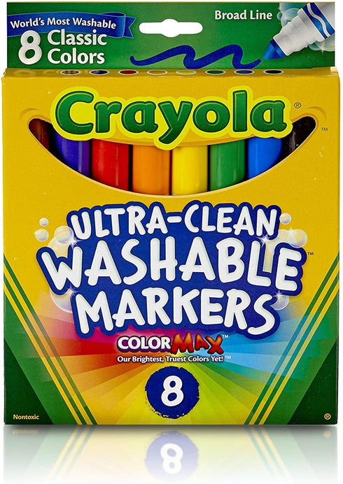 Crayola 8ct Washable Markers Fine...