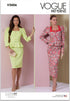 Vogue Misses' Two-Piece Dress Sewing Pattern Packet, Design Code V2006, Sizes 18-20-22-24-26, Multicolor...