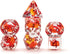 FanRoll by Metallic Dice Games Dragon StormTM Inclusion Resin Dice Set: Red Dragon...