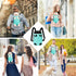FEimaX Dog Carrier Backpack Pet Legs Out Front Cat Travel Bag, Adjustable Puppy Backpacks Carriers Hands-Free for Small Medium Dogs Cats Hiking Tr...